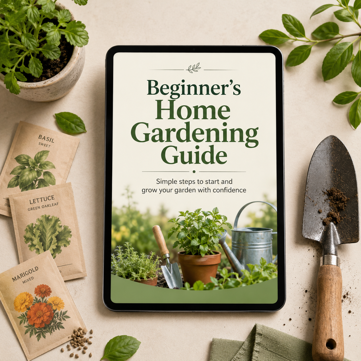 Beginner’s Home Gardening PDF Guide